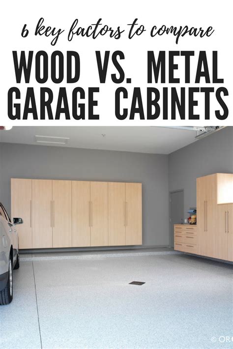 metal vs wood garage cabinets